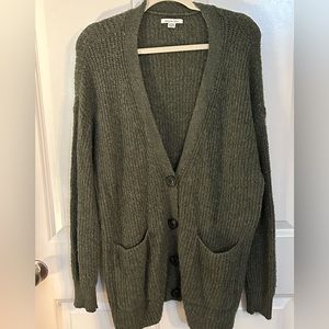 Women’s Olive Green American Eagle Cardigan